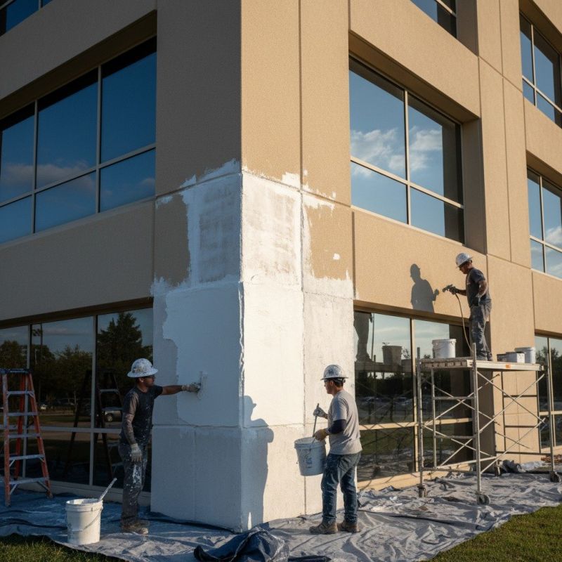 Local Exterior Stucco Repair pros at work